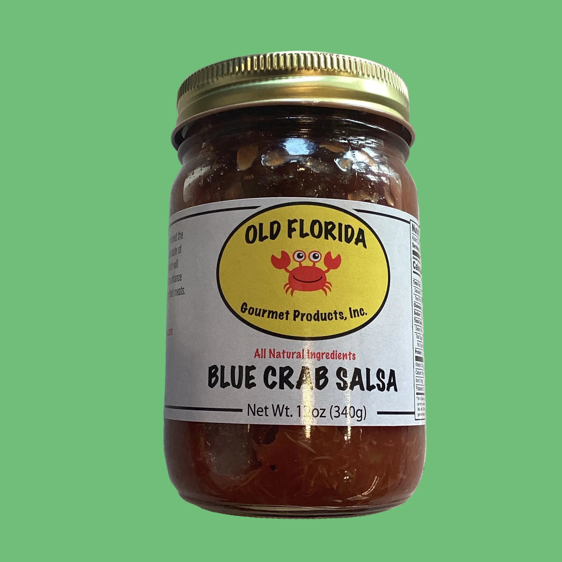 Old Florida Gourmet Salsa - Mild Blue Crab 12 oz