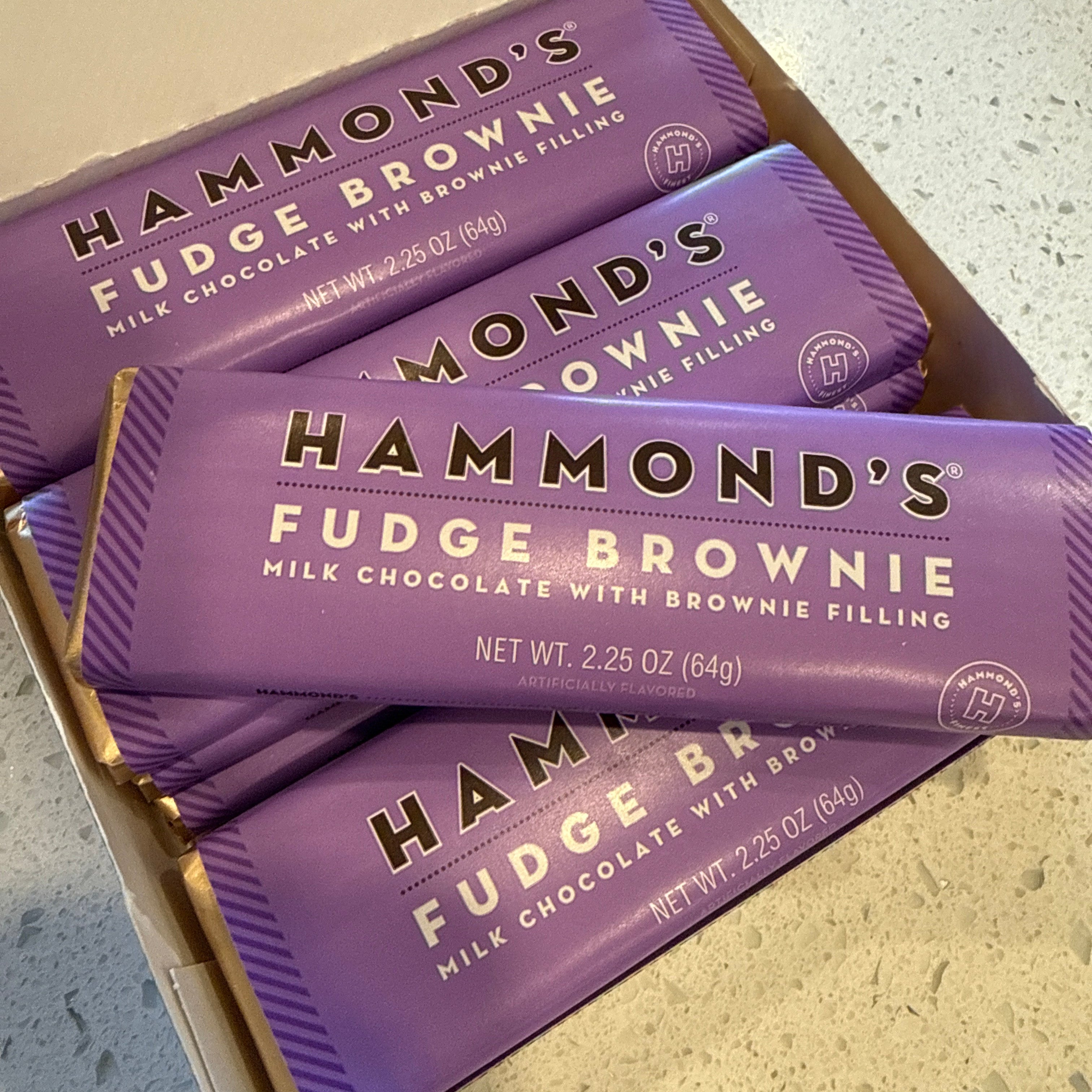 Hammond's Candy Bar - Milk Chocolate - Fudge Brownie Ganache - 2.25 oz