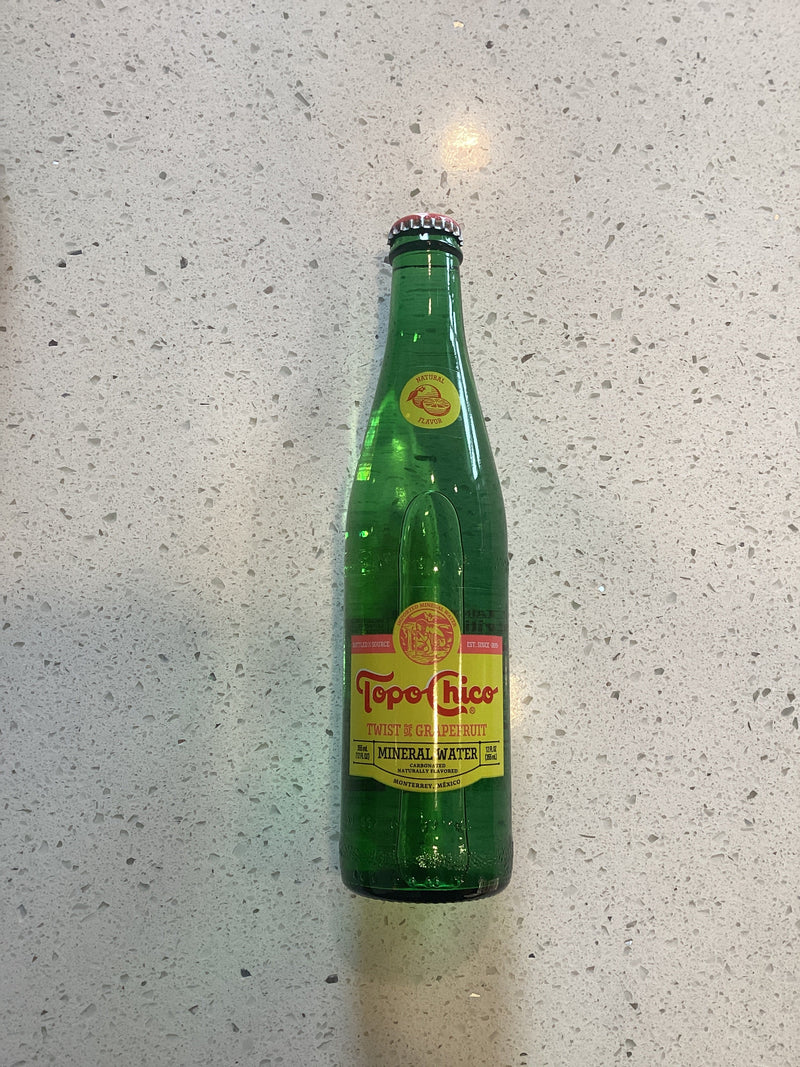 Topo Chico Mineral Water - Twist of Grapefruit (12 oz Glass Bottle)