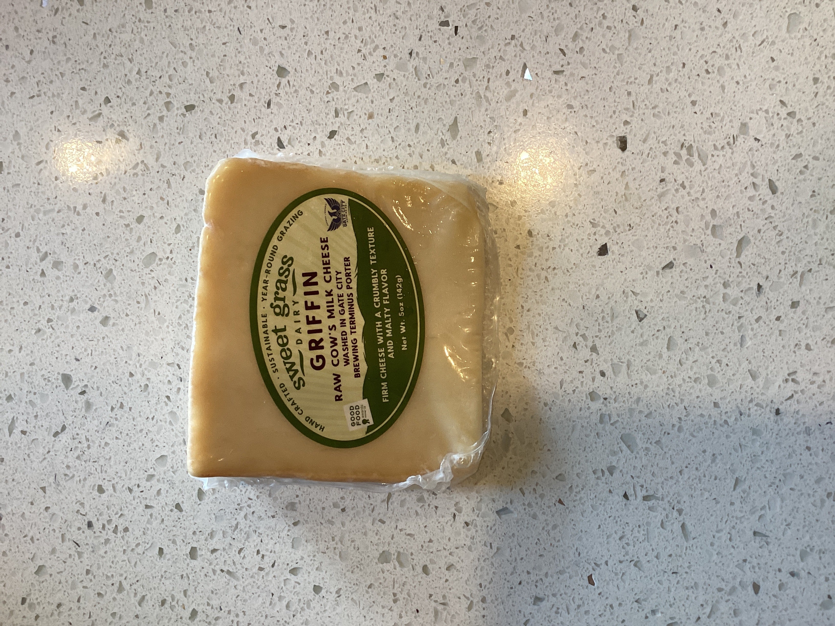 Sweet Grass Griffin Cheese