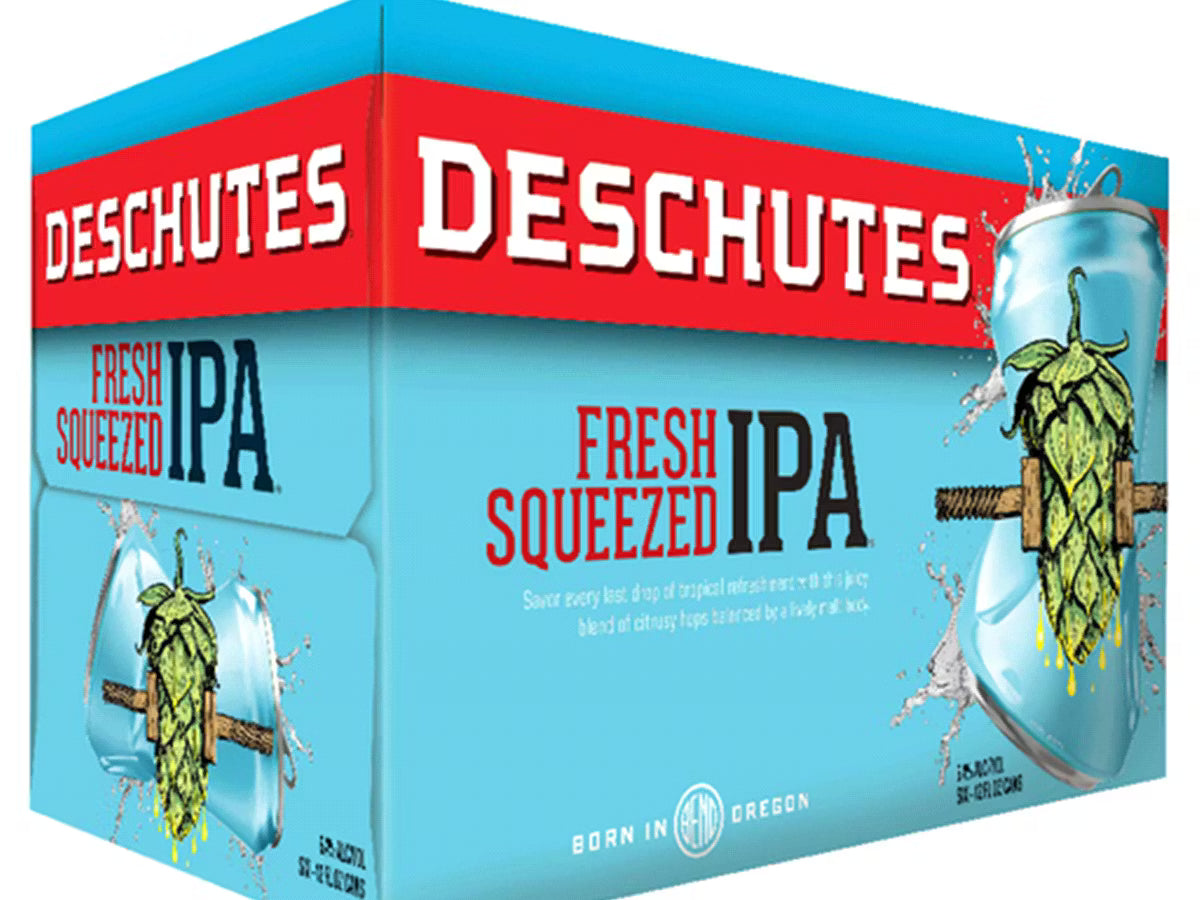 Deschutes Brewery Fresh Squeezed IPA Beer 6/12 FLUID OUNCES