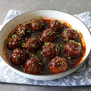 Black Garlic Meatballs (Beef/Pork) In Jap. BBQ