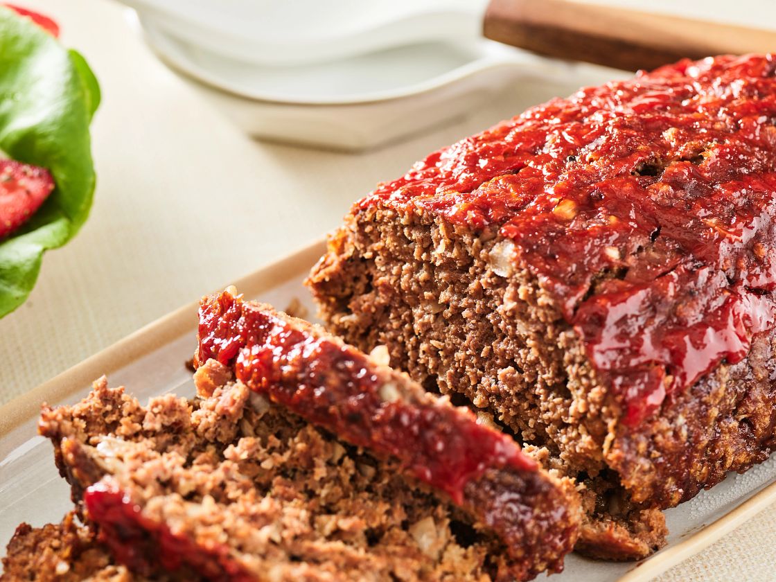Beef Meatloaf with Brown Sugar Glaze