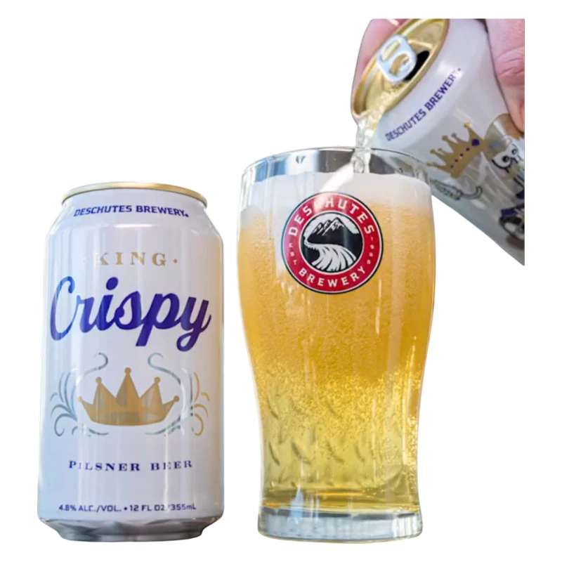 Deschutes Brewery King Crispy Pilsner Beer 6 Pack Cans