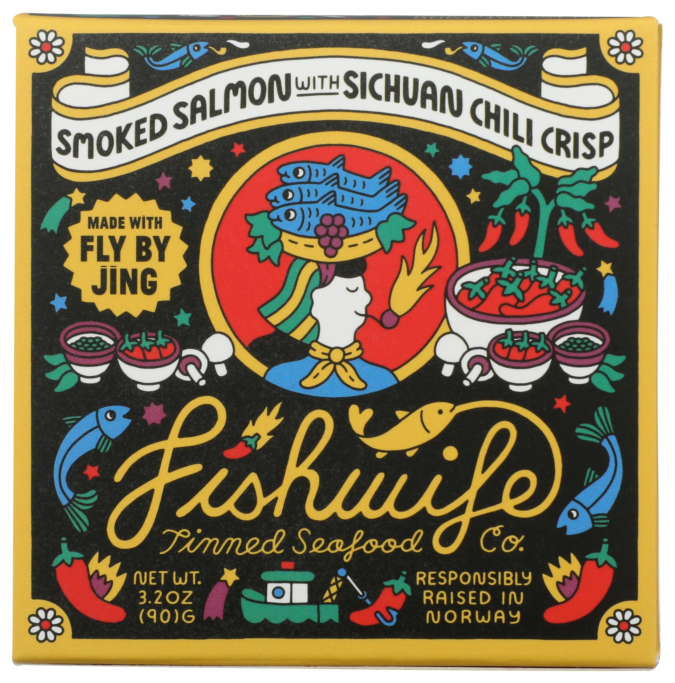 Fishwife Smoked Salmon with Sichuan Chili Crisp 90 GRAMS