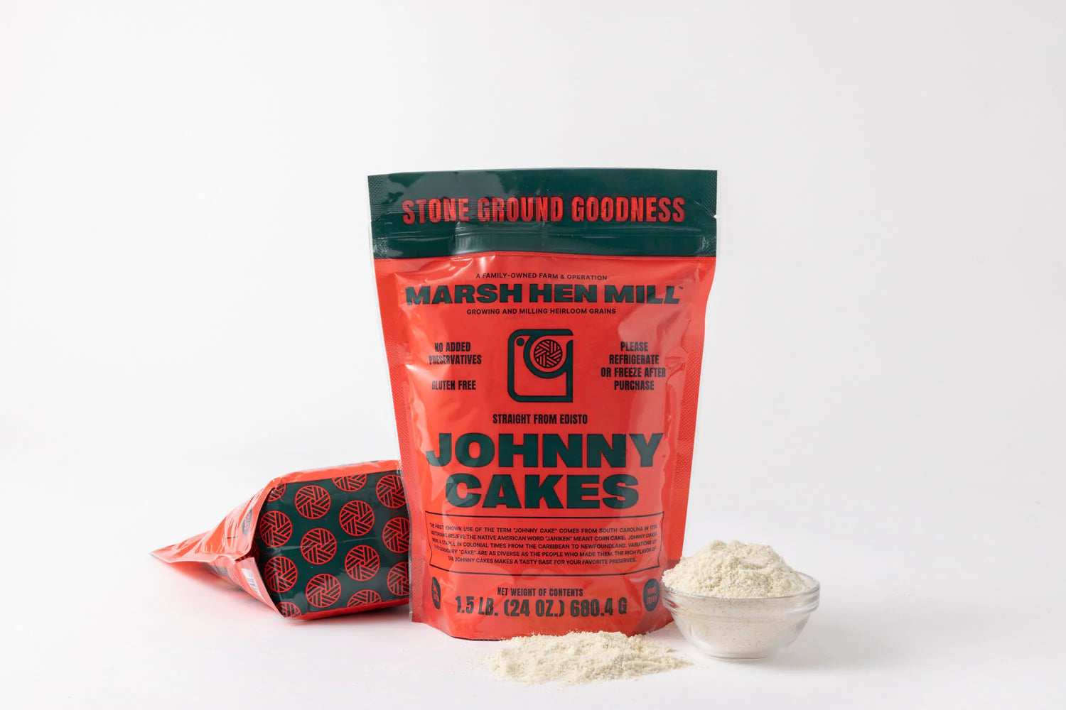 Marsh Hen Mill Johnny Cake Mix 24 OUNCES