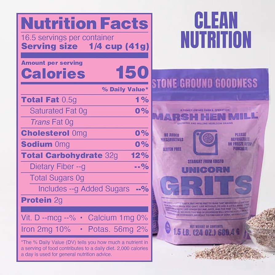 Marsh Hen Mill Unicorn Grits 1.5 POUNDS