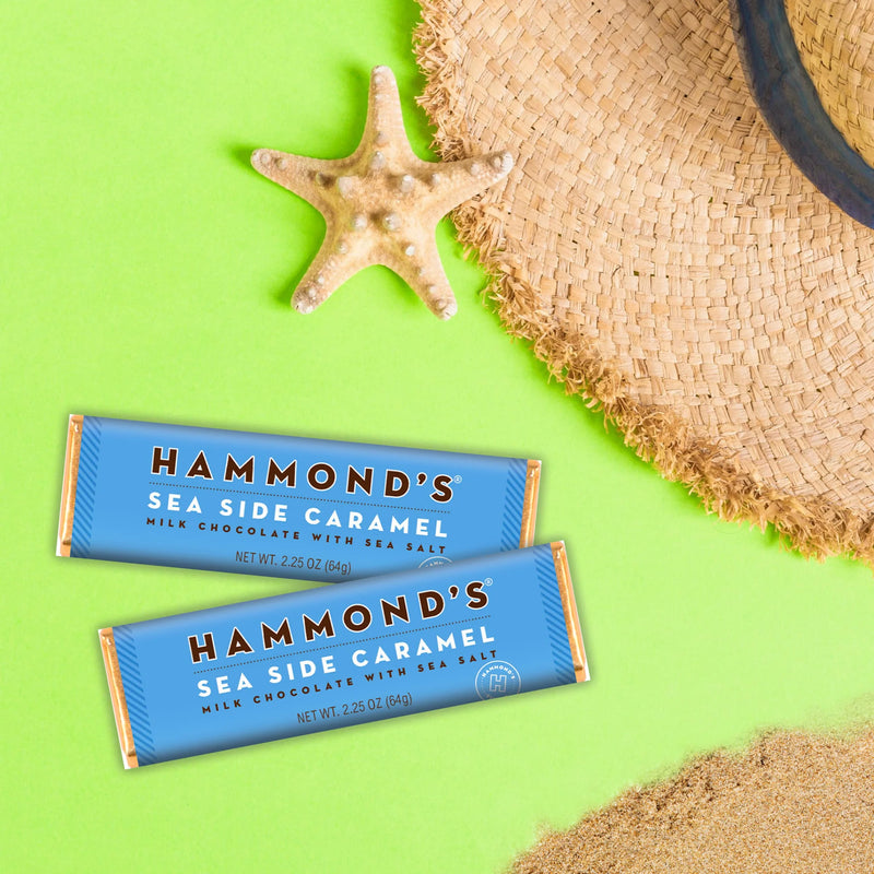 Hammond's Candies Chocolate Bar Milk Sea Side Caramel