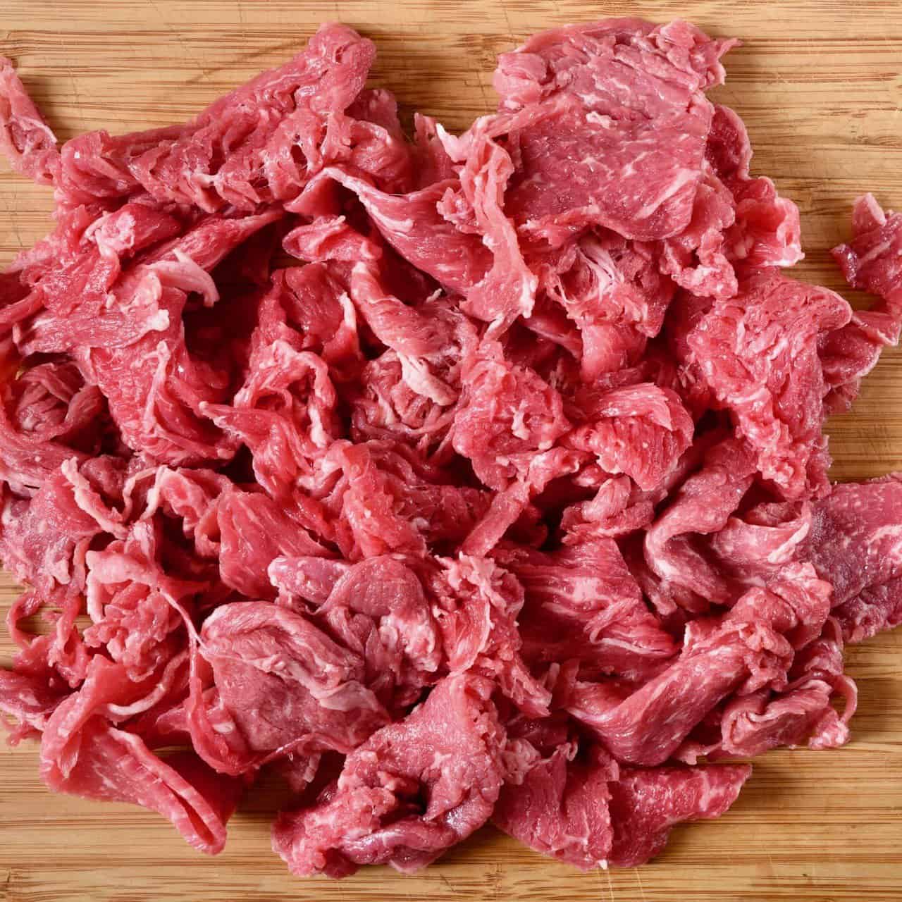 Shaved American Wagyu Ribeye for Cheesesteaks