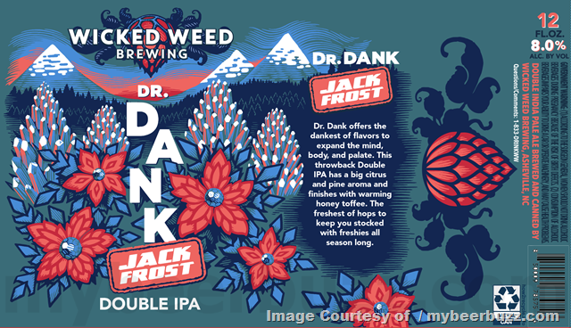 Wicked Weed Brewing Dr. Dank Jack Frost Double IPA