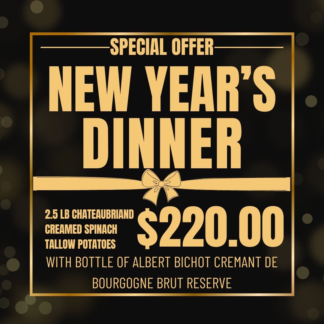 2026 NEW YEARS DINNER BOX with Prosecco