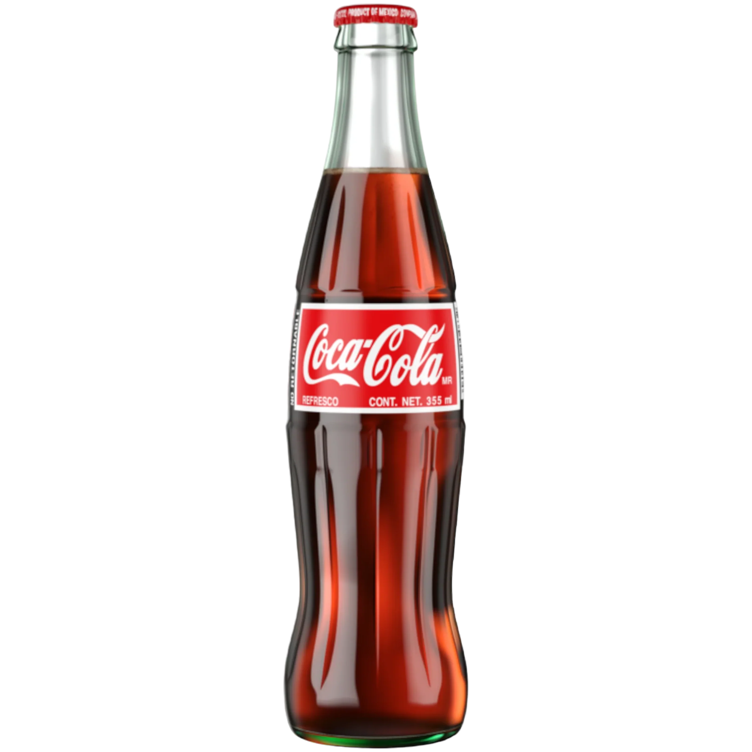 Coca-Cola (Hecho en México) (12 oz / 355ml Glass Bottle)