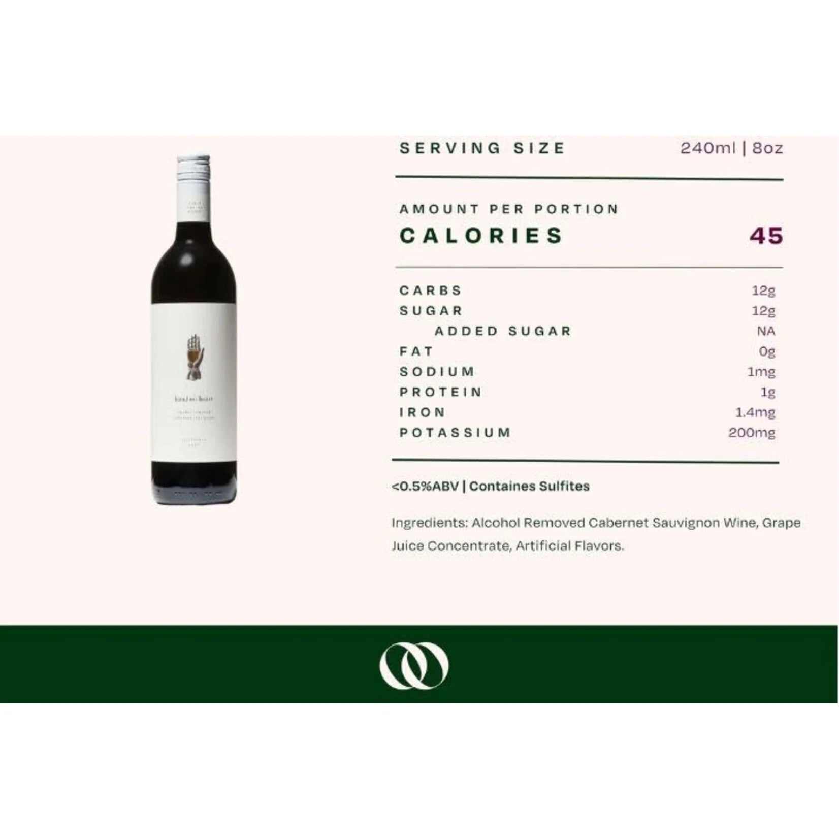 Hand on Heart Alcohol Removed Sauvignon