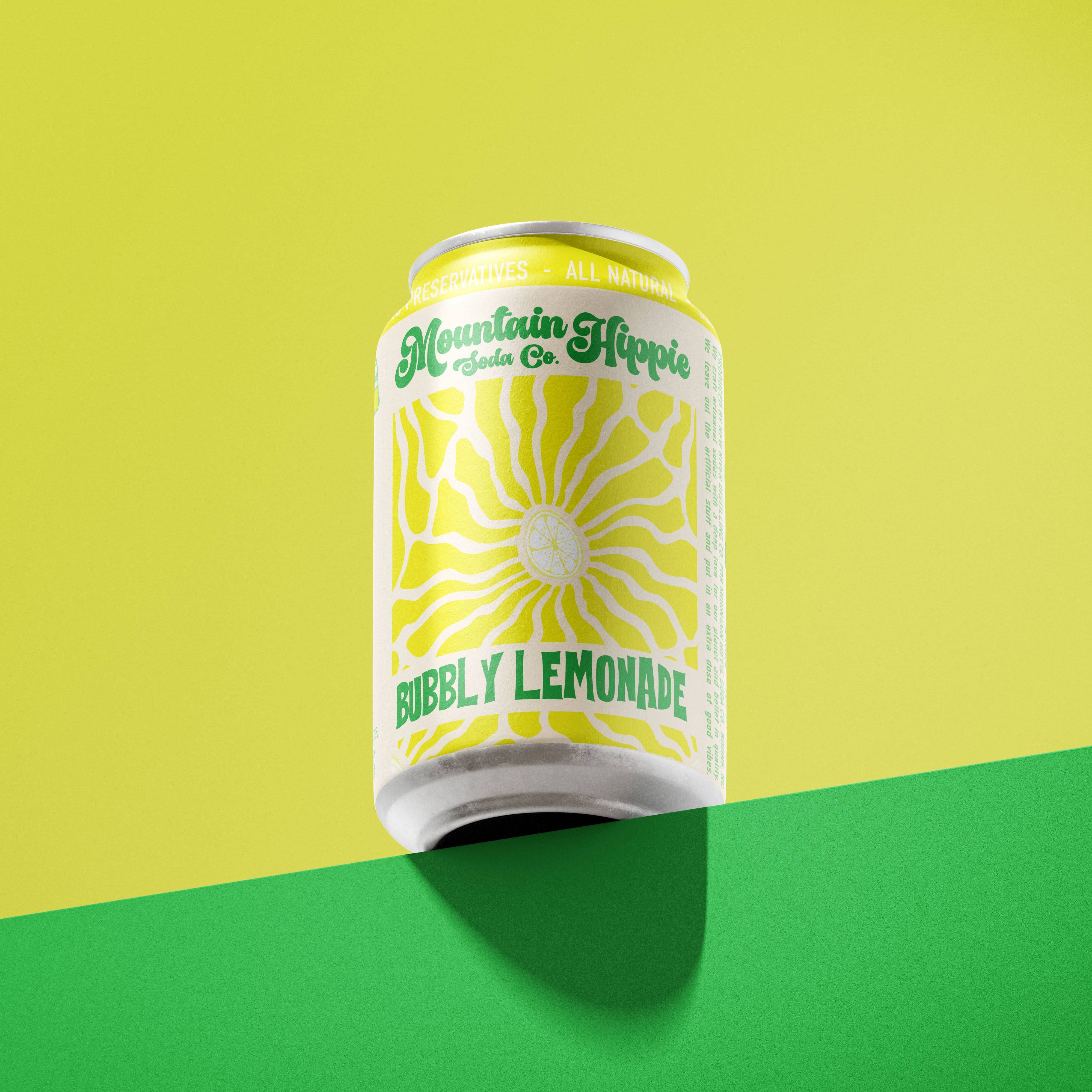 Mountain Hippie Soda Co. Bubbly Lemonade