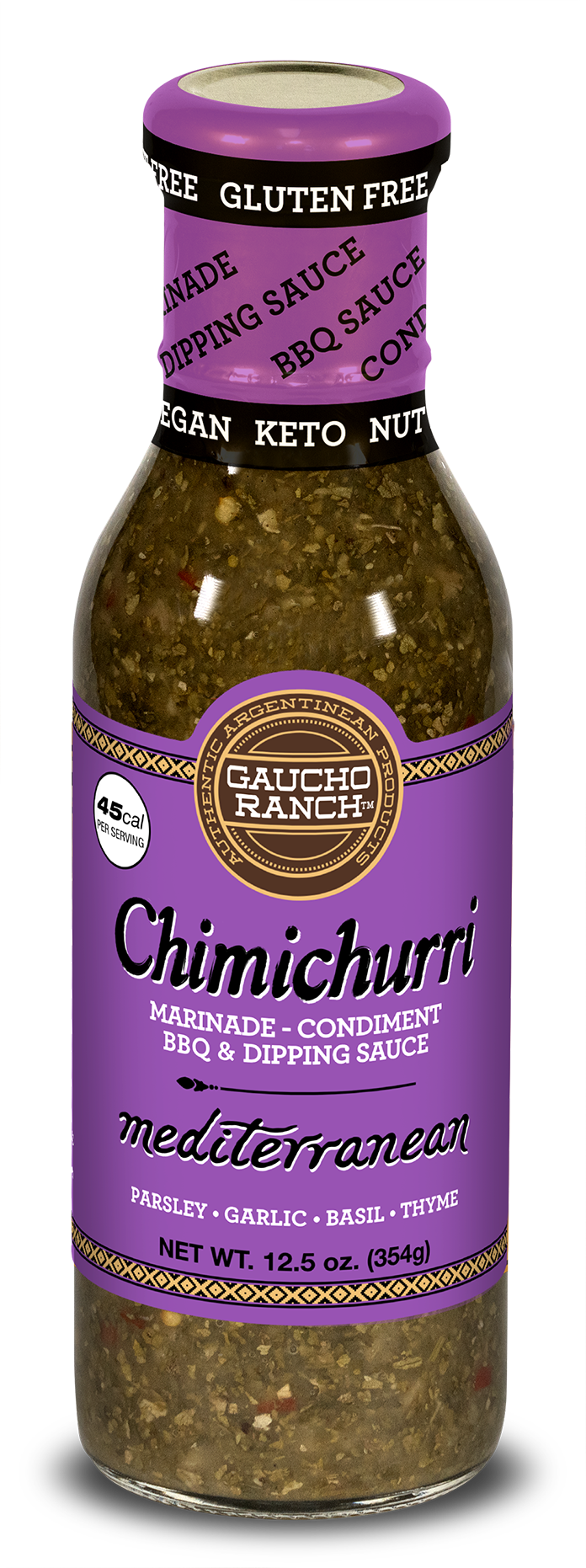 Gaucho Ranch Mediterranean Chimichurri Sauce 12.5 OUNCES