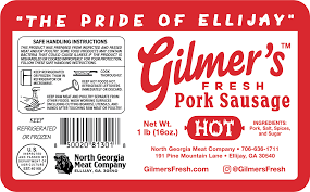 Gilmer's Pork Sausage Hot