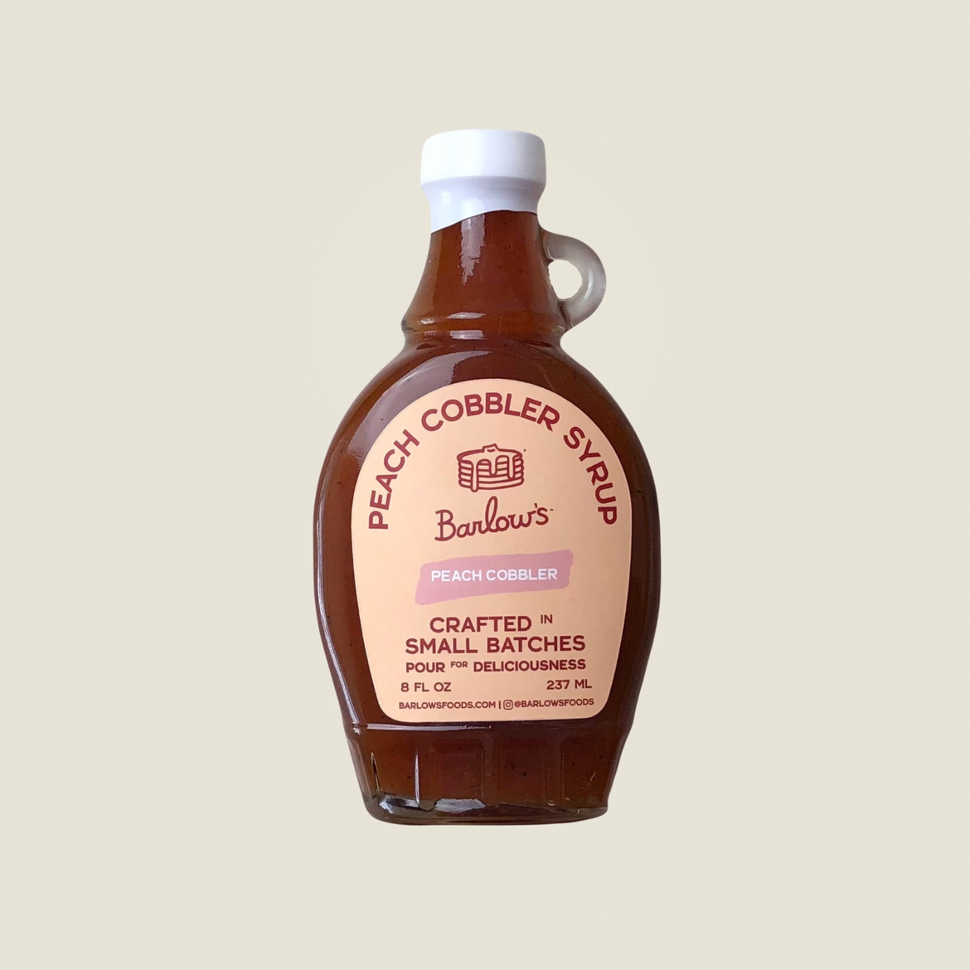 Barlow's - Georgia Peach Cobbler Syrup 8 OUNCESc