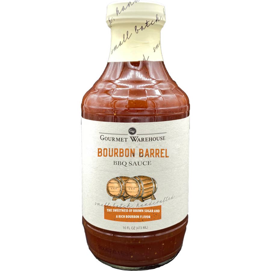 Gourmet Warehouse Bourbon Barrel BBQ Sauce 16 OZ