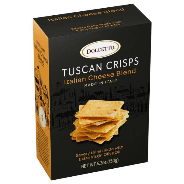Wholesome Good Dolcetto Tuscan Crisps Italian Cheese Blend  5.3 OUNCES