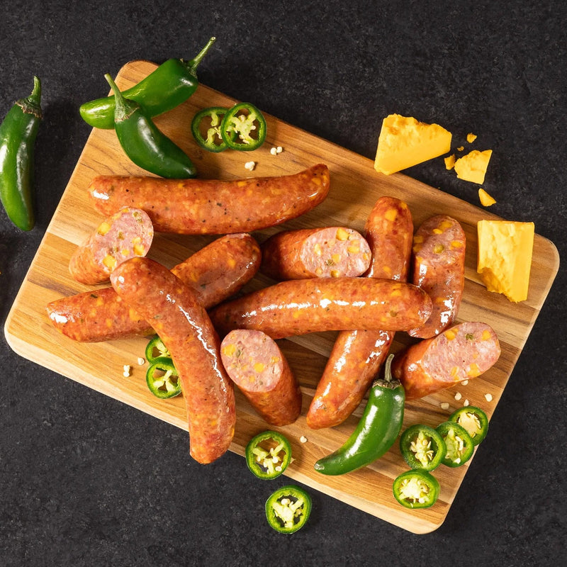 Pork Jalapeno and Cheddar Sausage