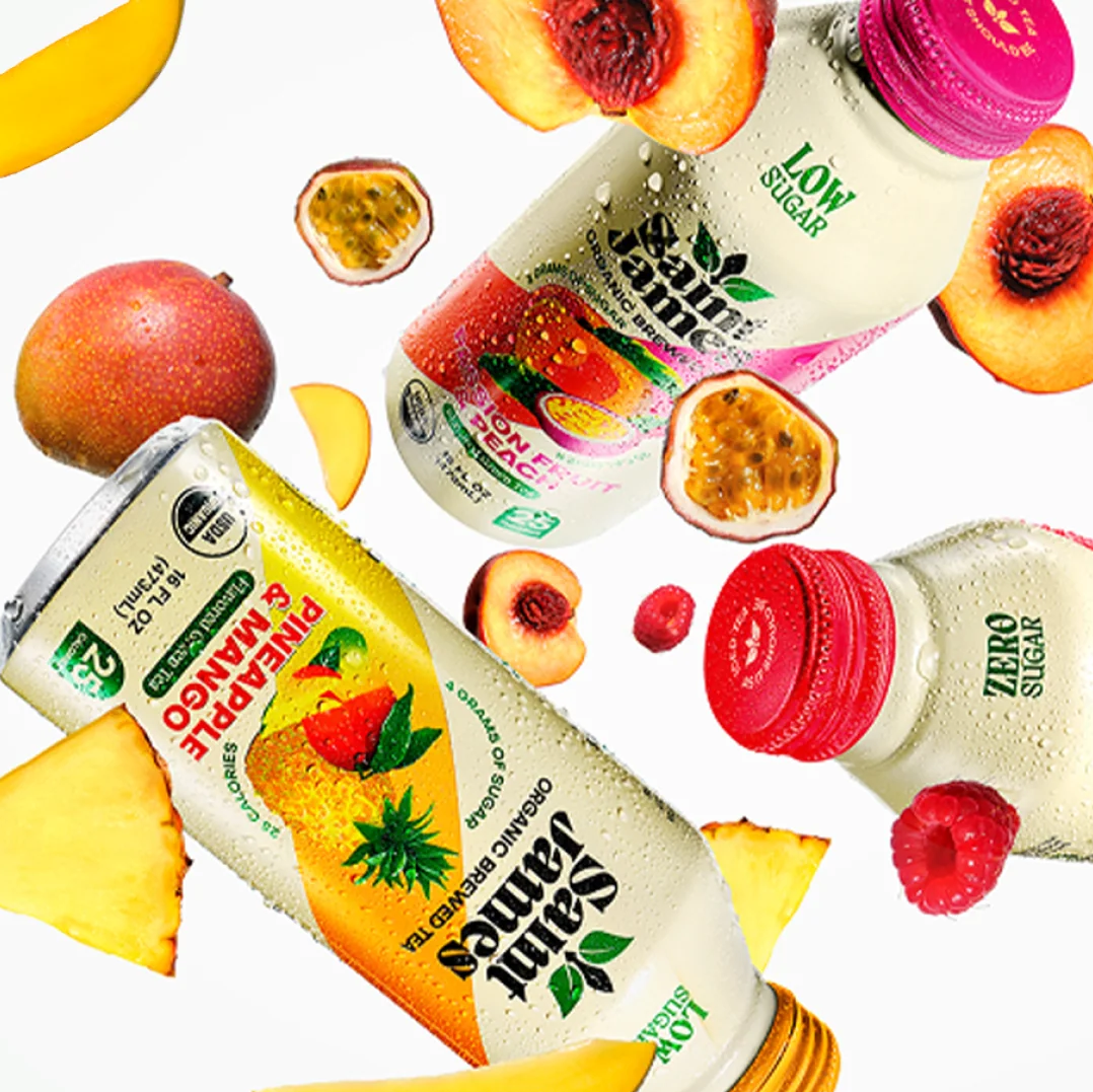 Saint James Organic Green Tea Pineapple & Mango